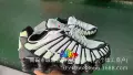 Mist green black