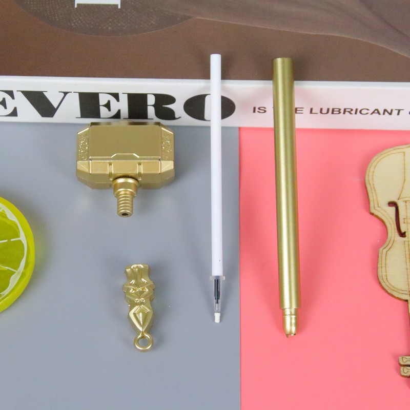 Haotian Hammer Gel Pen Cute Plastic Hammer Student Water-Based Pen Prize Gift Creative Stationery Office Signature Pen