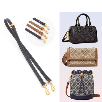 Tb Bucket Bag Cowhide Shoulder Strap Presbyopic Accordion Bag with Armpit Single Shoulder Crossbody Bag with Tory Burch Liner