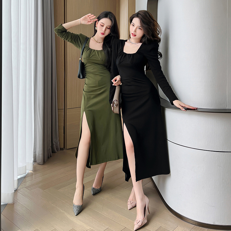 (Mới) Mã B7355 Giá 990K: Váy Đầm Liền Thân Dáng Dài Nữ Chdc Dáng Ôm Body Gợi Cảm Sexy Hàng Mùa Xuân Thu Đông Phong Cách Hàn Quốc Thời Trang Nữ Chất Liệu G03 Sản Phẩm Mới, (Miễn Phí Vận Chuyển Toàn Quốc).