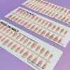 Semi-Finished Wearable Nail Blush Model, Whitening Pre-Made Nails, Thin Dog Tip, Long Oval, Short Oval, Hand-Sprayed Wholesale