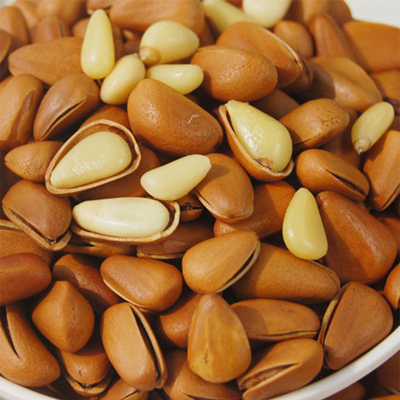 Pine nuts 280g New Products Factory wholesale bags new year Nuts snacks hand-peeled thin shell open original flavor pine nuts