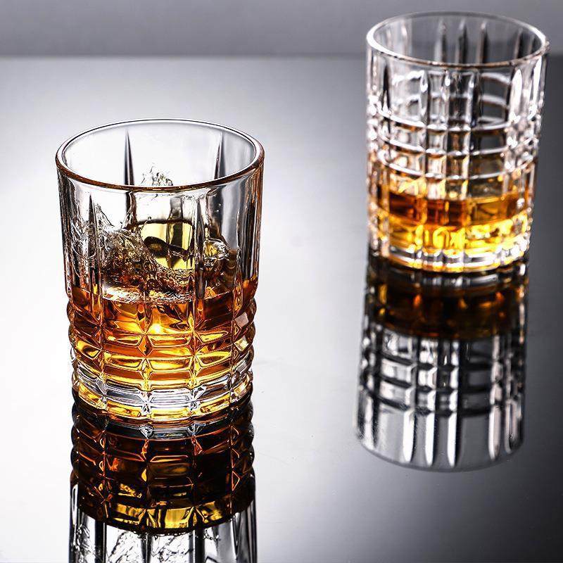 Lizun Transparent Glass Beer Cup Thick-Bottomed Water Cup Juice Cup Restaurant Bar Ktv Whiskey Cup Foreign Wine Cup