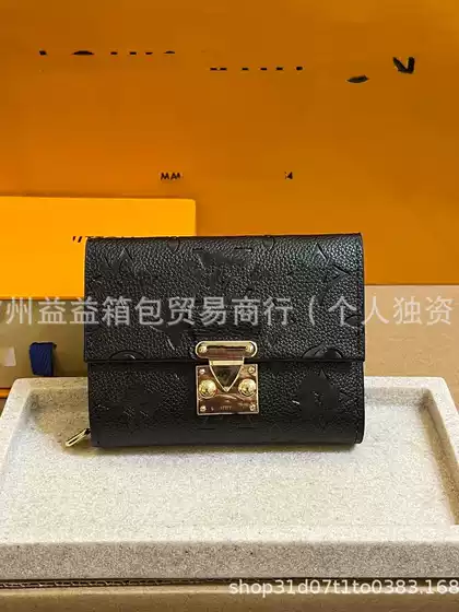 Genuine Leather Wallet Classic Women's Wallet Card Holder Embossed 80% off Wallet Id Holder Versatile Classic Accordion Coin Purse