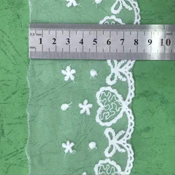 Mesh Milk Silk Embroidered Bow Heart Lace Lolita DIY Clothing Accessories Children's Clothing Accessories
