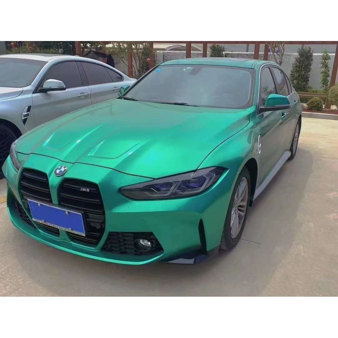 ชุดแต่งสไตล์ M3 เหมาะสำหรับ BMW ซีรีส์ 3 รุ่น F30 ที่ปรับแต่งเป็นชุดแต่งตัวถังกว้างแบบโรงงานเดิมของ M3 รุ่น G80