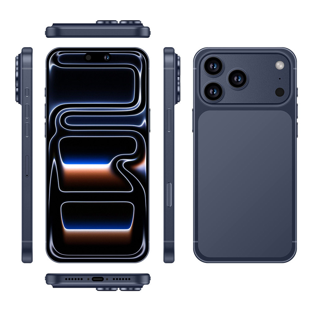 i17ProMax跨境现货安卓智能手机4G无线充复刻版4+64外贸厂家代发