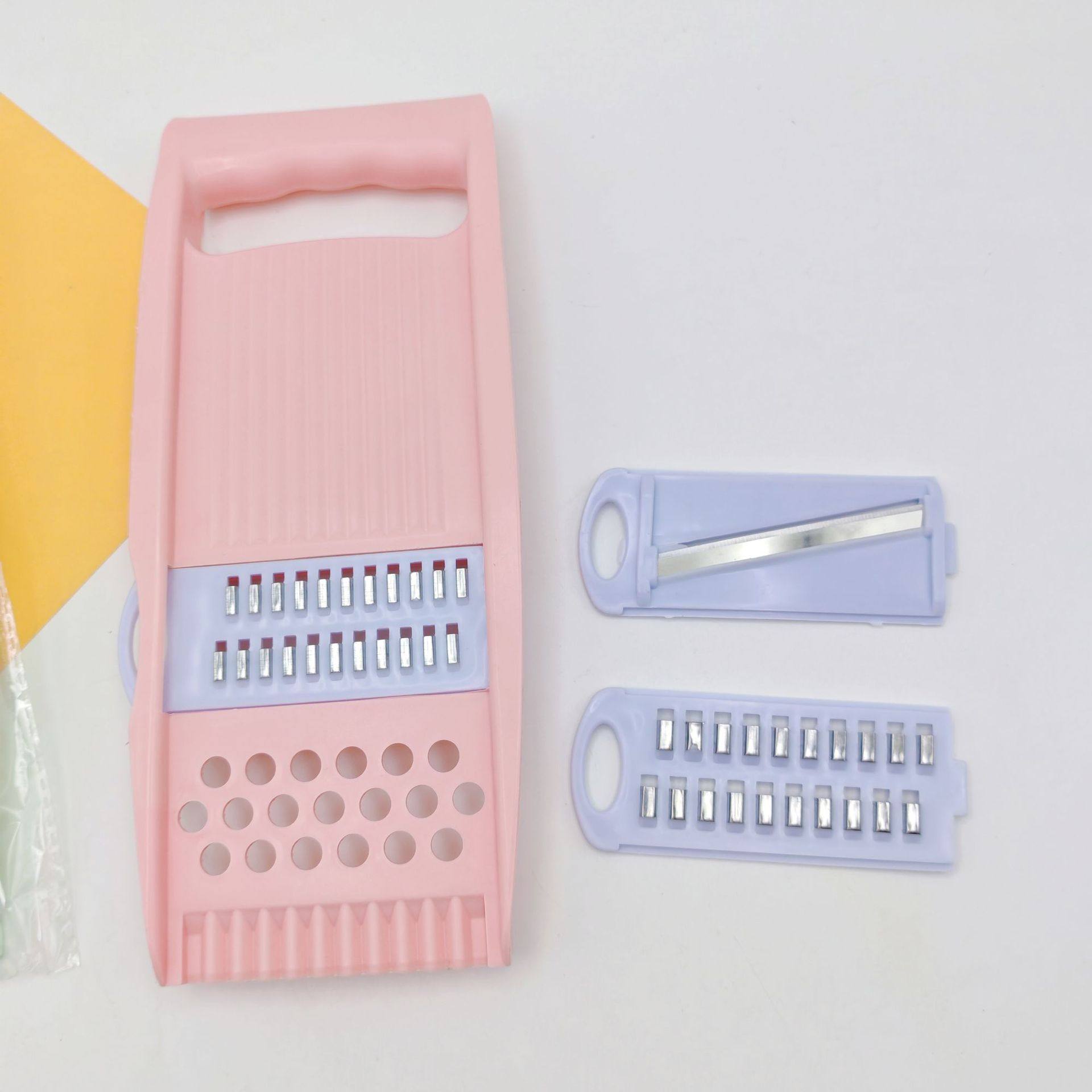 Colorful Kitchen Multifunctional Stainless Steel Vegetable Cutter Grater Shredder Potato Cucumber Grater Slicer