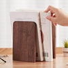 Free Shipping Japanese-Style Solid Wood Bookends Book Holder Desktop Book Support Vertical Book Clip Study Storage Bookshelf