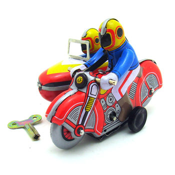 Ms281 Three-Wheeled Motorcycle Iron Sheet Toy Adult Collection Toys Amazon Aliexpress Selling Products Creative Gifts