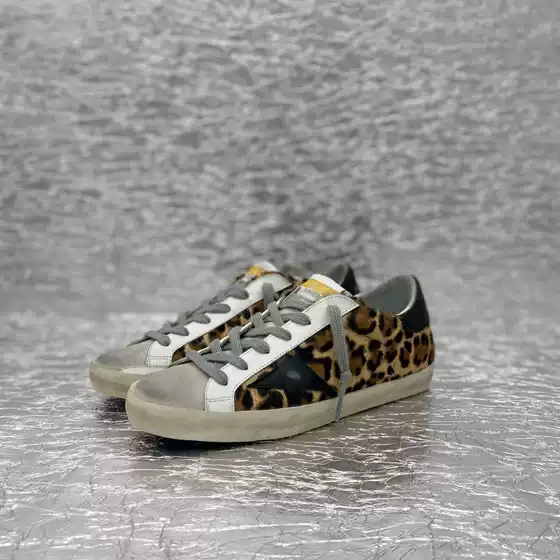 G Brand Casual Genuine Leather Star Dirty Shoes New Flat Height-Increasing Unisex White Shoes Korean Retro Dirty Shoes