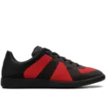 Black with red