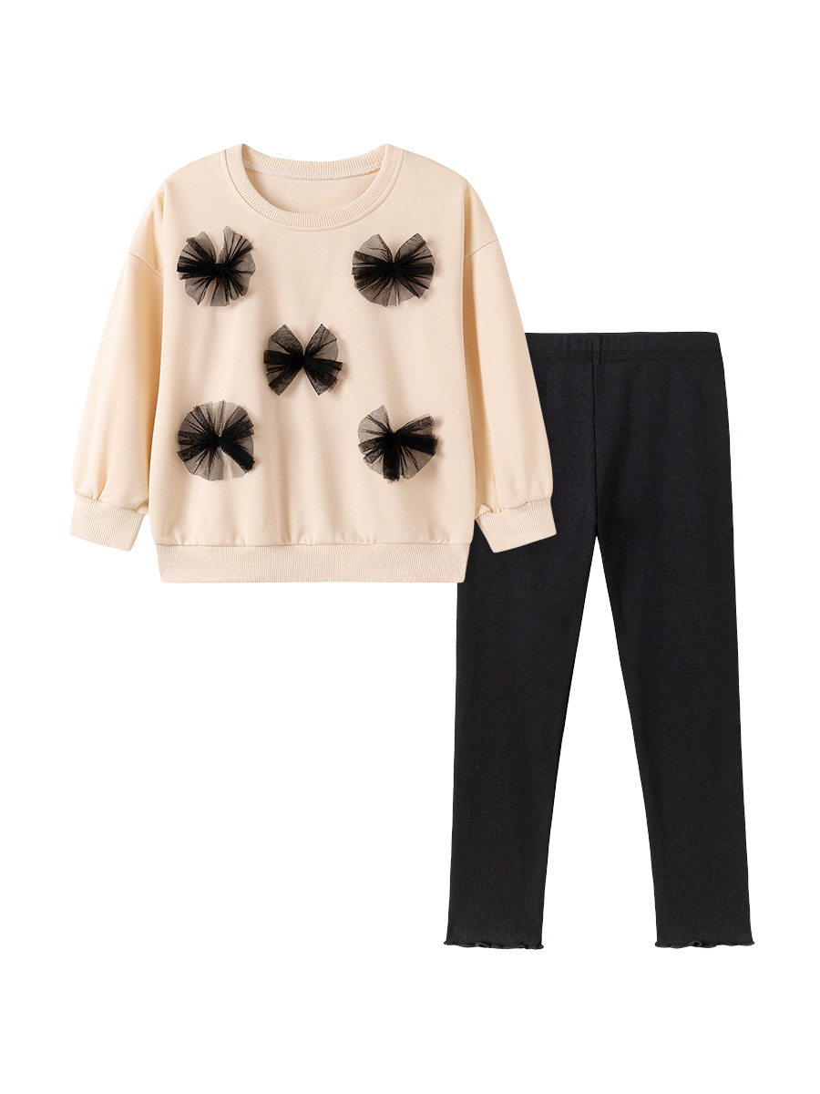 Ensemble fille, tenue enfant manche longue automne, ensemble vêtements bébé mignon