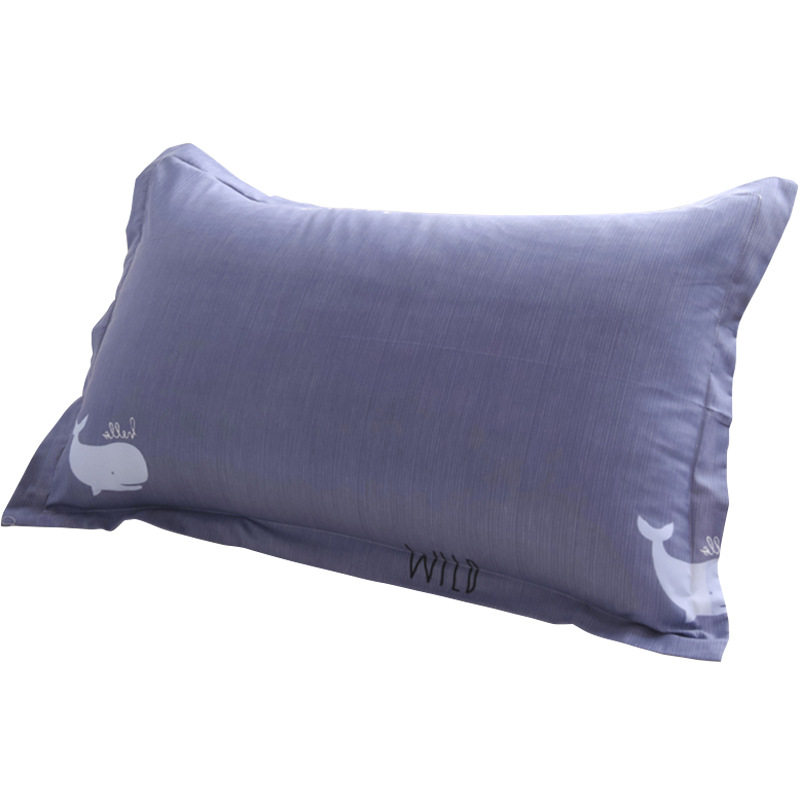Pillowcase 40X60 Single Pack Summer Single and Double Pillow Liner Cover Single Pillowcase Household Non-Pure Cotton 100% Cotton