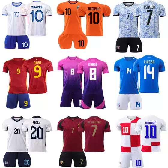 Euro 2024 Jersey German Football Suit Customized No.19 Yamal National Team suit Extra Large Plus 4XL