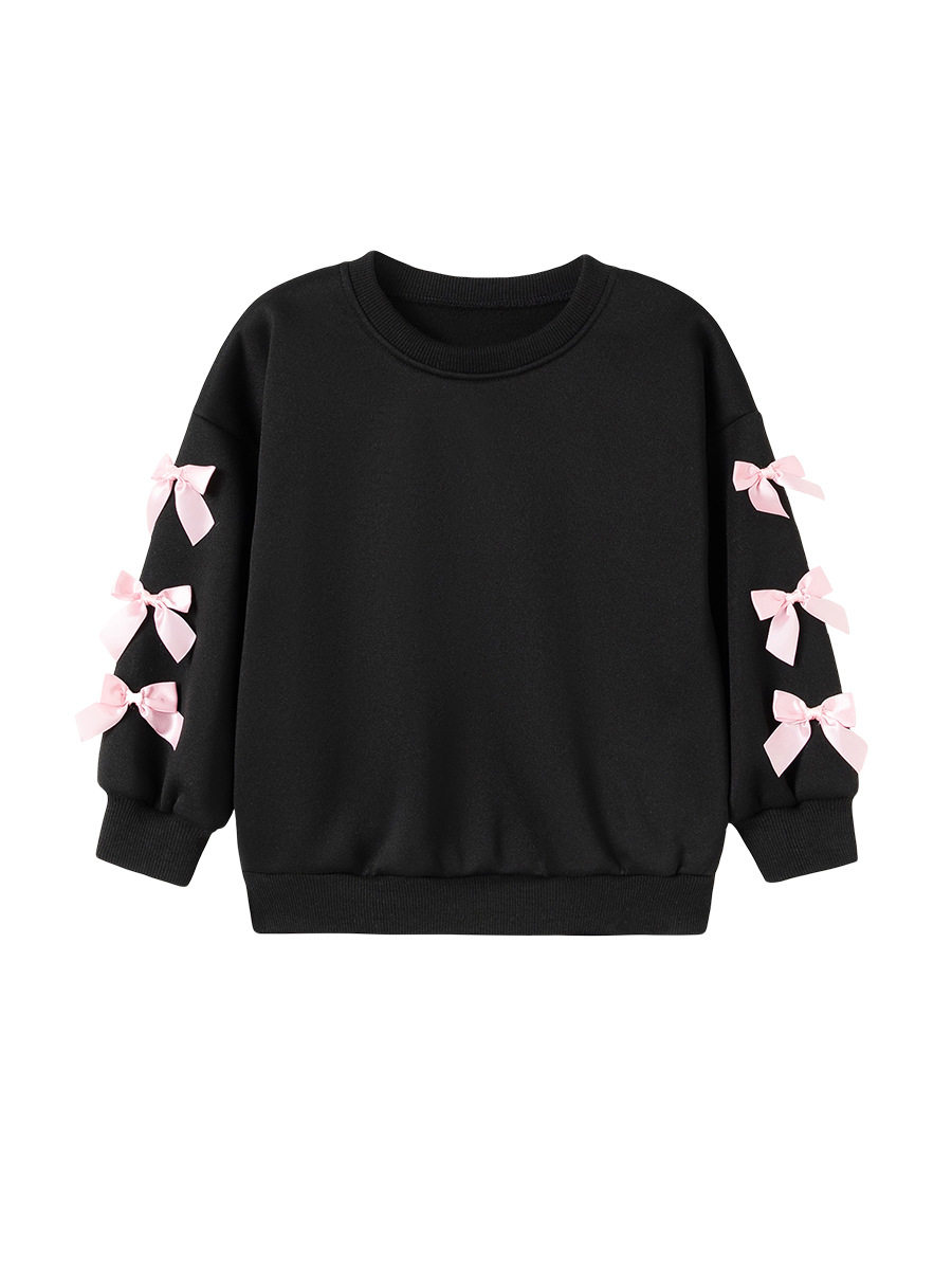 Autumn Fleece-lined Girls' Hoodie, Cute [Style] Kids' Hoodie, Stylish Girls' Top