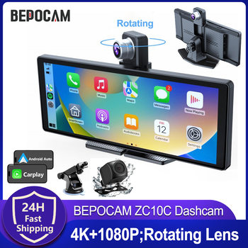 Cross-Border 10.26inch Wireless Carplay Car Navigator Mp5 Front and Rear Video 4K High-Definition Driving Recorder