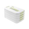Dumpling Storage Box for Refrigerator, Food-Grade Special Packaging Box for Dumplings and Wontons, Quick-Frozen Freezer Box, Sealed Fresh-Keeping Box