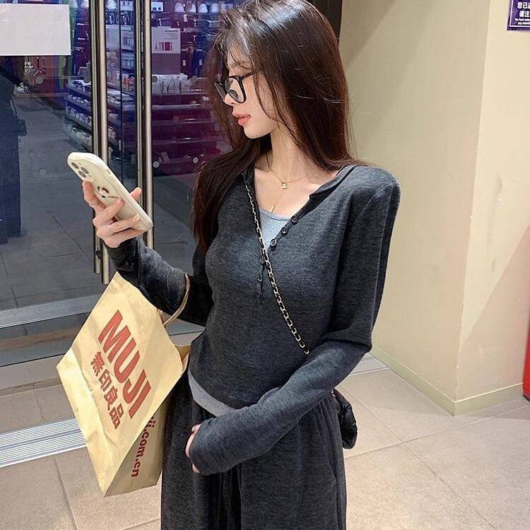 Hooded Long-Sleeved Sweatshirt Sports Suit for Women Spring and Autumn New Design Slimming Top Casual Two-Piece Wide-Leg Pants