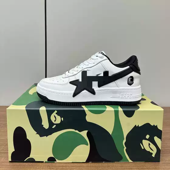 BAPE Sk8 Sta Low Unisex Casual Low-Top Sneakers Luxury Athletic Running Shoes