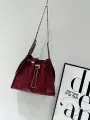 Leather red 28cm