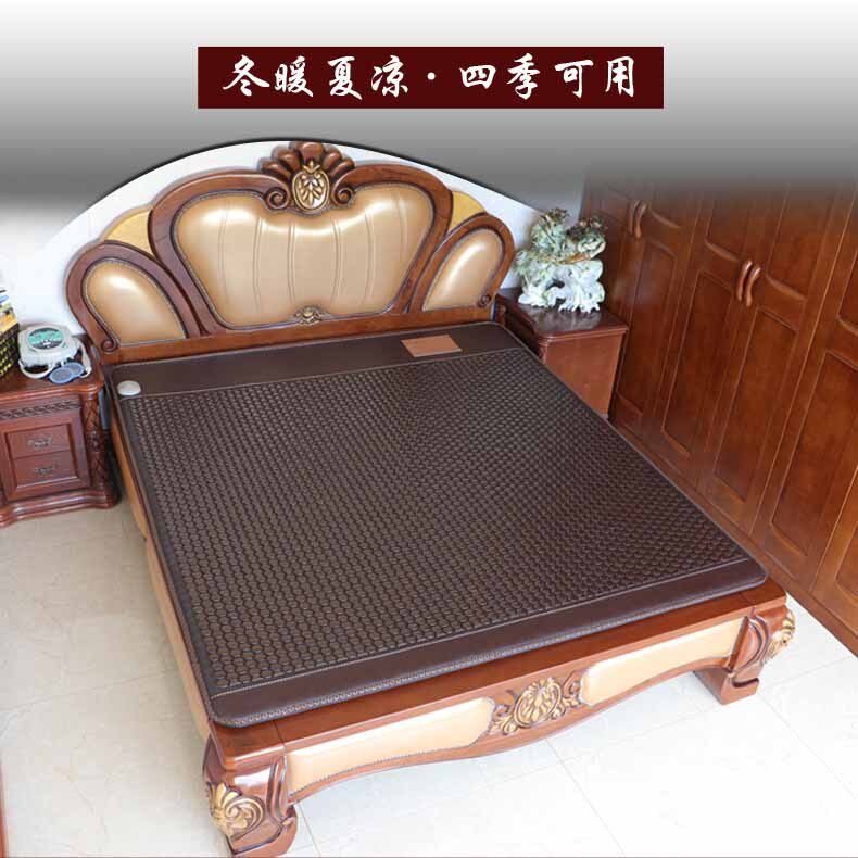 Jade Mattress with Electric Heating, Dual Temperature Control, Tourmaline Far-Infrared Therapy, Health Care, Multifunctional with Germanium Stone