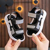 Children and Girls Sandals 2024 New Korean Style Soft Sole Non-Slip Middle School and Primary School Boys Baby Beach Sandals for Men