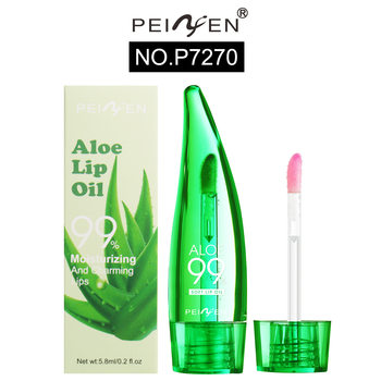 Cross-Border Foreign Trade Specializes in Pennyfen Moisturizing and Long-Lasting Moisturizing Lip Oil Aloe Vera Lip Gloss Warm Color Changing Lip Gloss