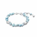 Blue and white candy bracelet
