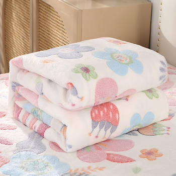 Thickened Non-Shedding Blanket, Warm Bed Sheets, Single Piece Milk Velvet Bed Sheets, Summer Thin Blanket, Student Dormitory
