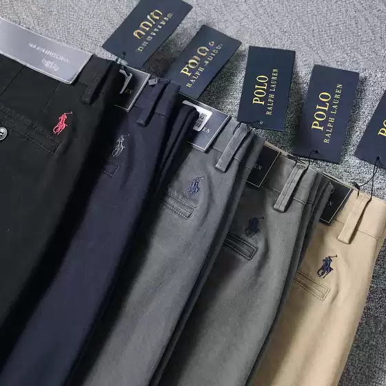 Cross-Border 2026 Spring and Autumn New Business Casual Straight-Leg Pants, No-Wash, Wrinkle-Resistant, Black, Navy Blue, Army Green