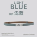 20185-silver buckle-light blue