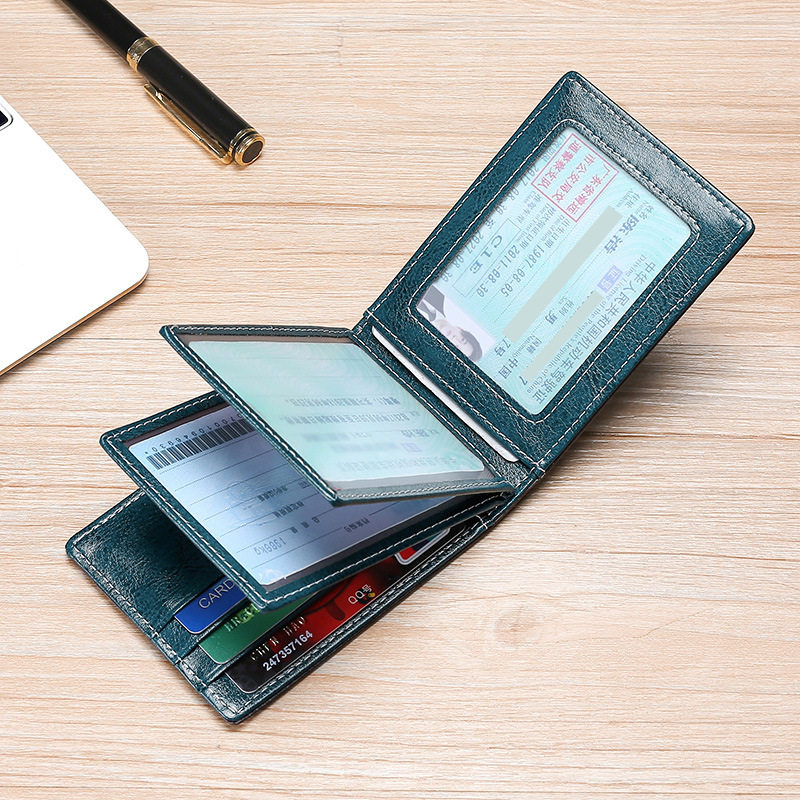 New ladies leather driver's license holster driving license holster embroidered cowhide multi-card ID bag wholesale driver's license