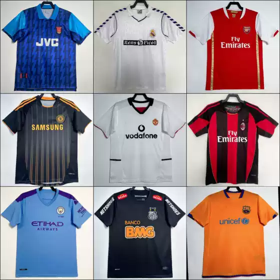 Classic Retro Series Football Jerseys Real Betis Newcastle Liverpool Bayern Cross-Border Hot Style Dropshipping