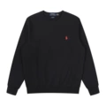 Crew neck - black - red label