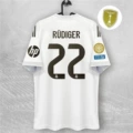 25/26 real madrid white home 22#Rüdiger+. shiju cup armband