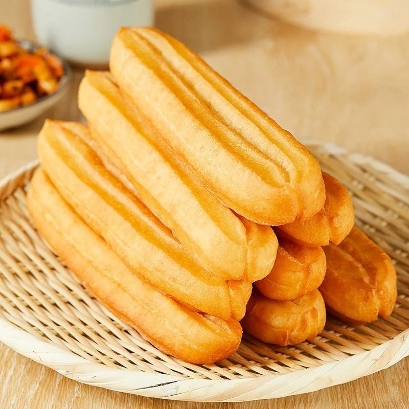Qianweiyangchu Steamed Fried Dough Sticks Crispy Large Fried Dough Sticks Breakfast Staple Food Instant Fried Dough Sticks Frozen Semi-Finished Product Alum-Free 1