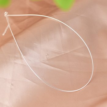 Golden Deer King S925 Silver Collar Artistic Fashion 1.2mm Snake Bone Chain Necklace Simple Design Women's Necklace Silver Jewelry