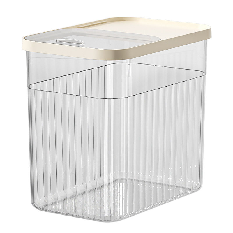 Rice Bucket Household Moisture-Proof and Insect-Proof Food-Grade Kitchen Sealed Rice Tank Large-Capacity Grain Storage Plastic Rice Box