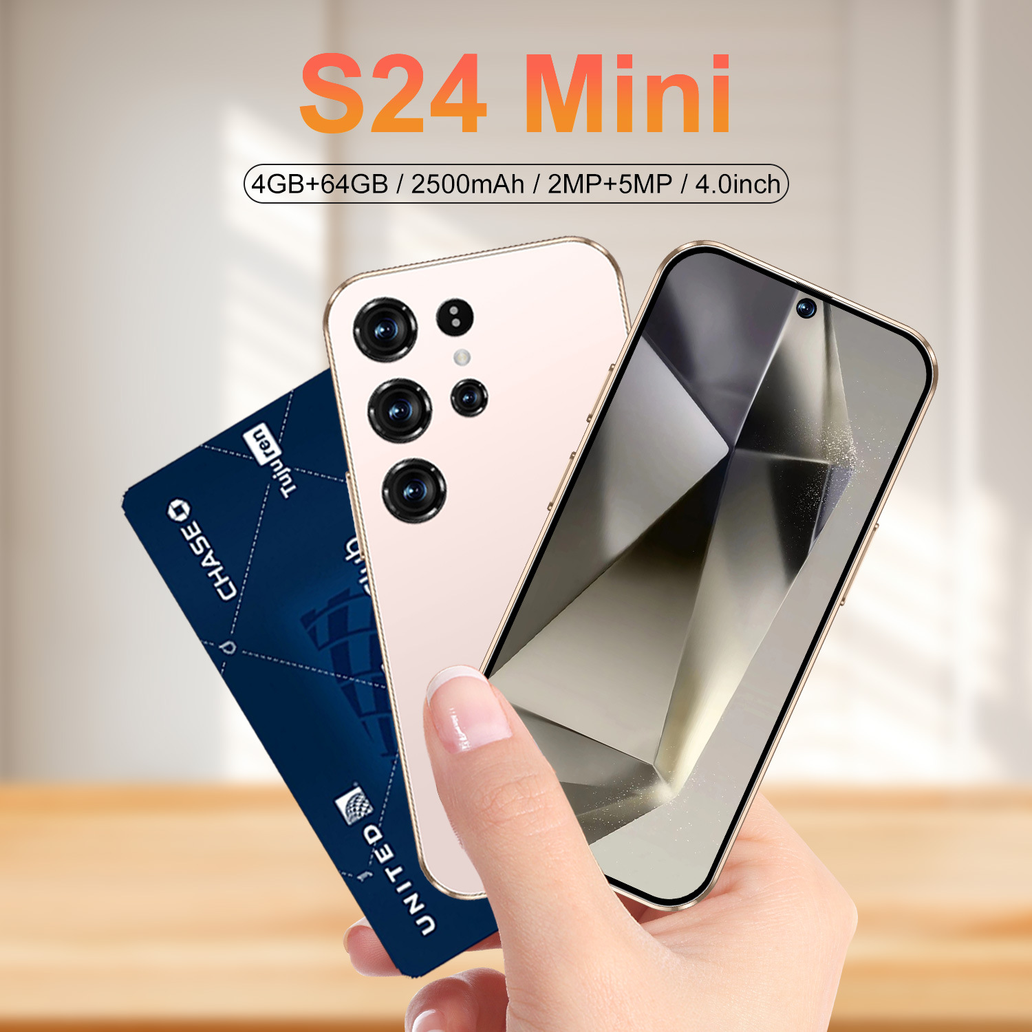 The popular cross-border mobile phone S24 Mini portable smal...