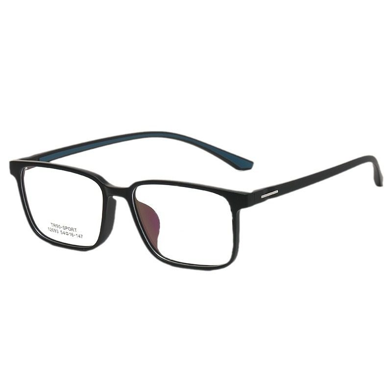 Korean version TR90 square glasses frame for men and women with the same trend of two-color with myopia optical frame manufacturers wholesale