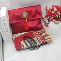 Tianfang fresh silk bag blanket red