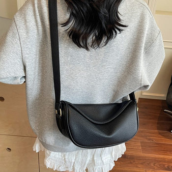 2025 New Style Women's Bag, Fashionable and Casual Dumpling Bag, Niche Design, Cute One-Shoulder Crossbody Bag, Small Bag