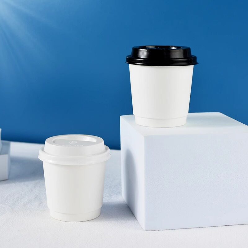 Coffee Tasting Cup Double-Layer Paper Cup 4oz Disposable 100ml Tasting Cup Espresso Coffee Cup