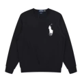 Cotton style round neck black and white
