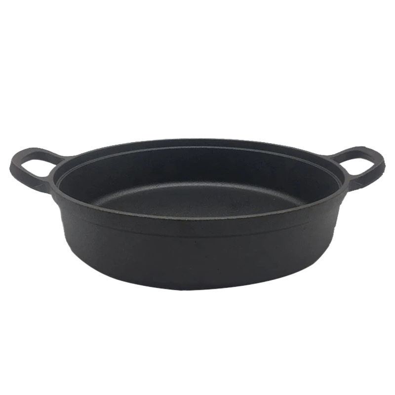 Factory Direct Sales Cast Iron Pot 7-Piece Set Cast Iron Outdoor Camping Cookware Set Non-Stick Pot Spot Manufacturer