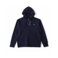Zipper sweatshirt-navy-white label