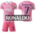 25 Real Madrid Pink Dragon Pattern No. 7 Ronaldo No socks