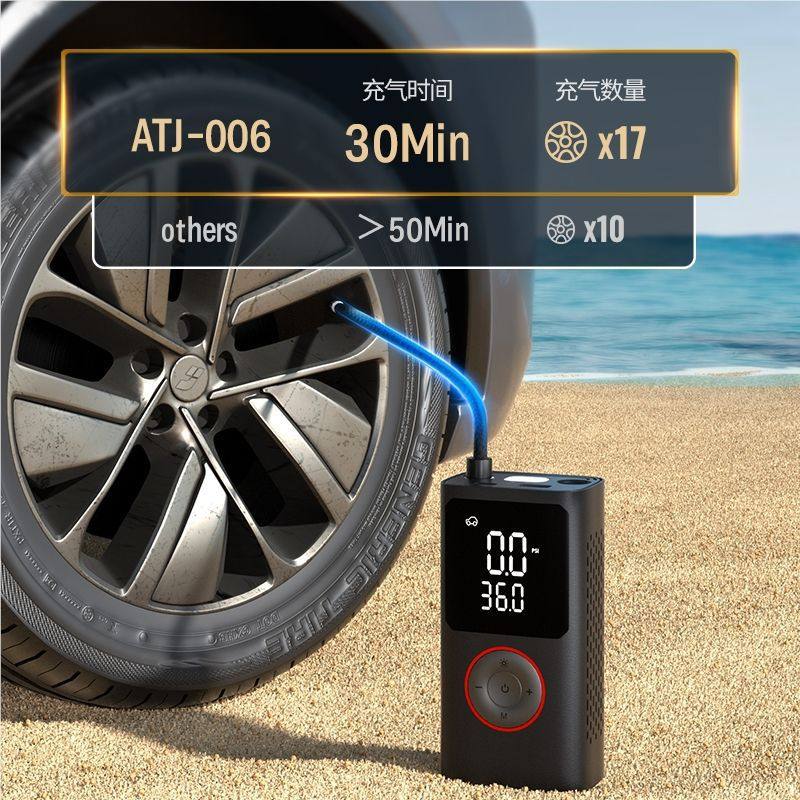 Cross-Border Car Air Pump, Handheld Car Air Pump, Multi-Functional Universal Portable Electric Vehicle Air Pump