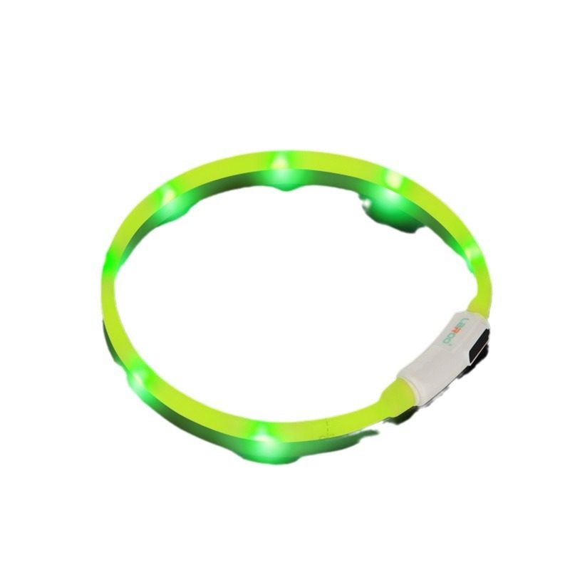 LaRoo Leno F series two-color hair aperture charging full light night walking dog anti-lost safety luminous collar
